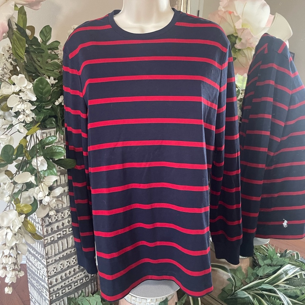 Ralph Lauren Stiped Long Sleeved Tee